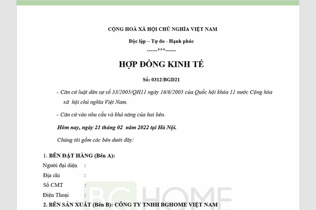 Mẫu hợp đồng BGDOOR