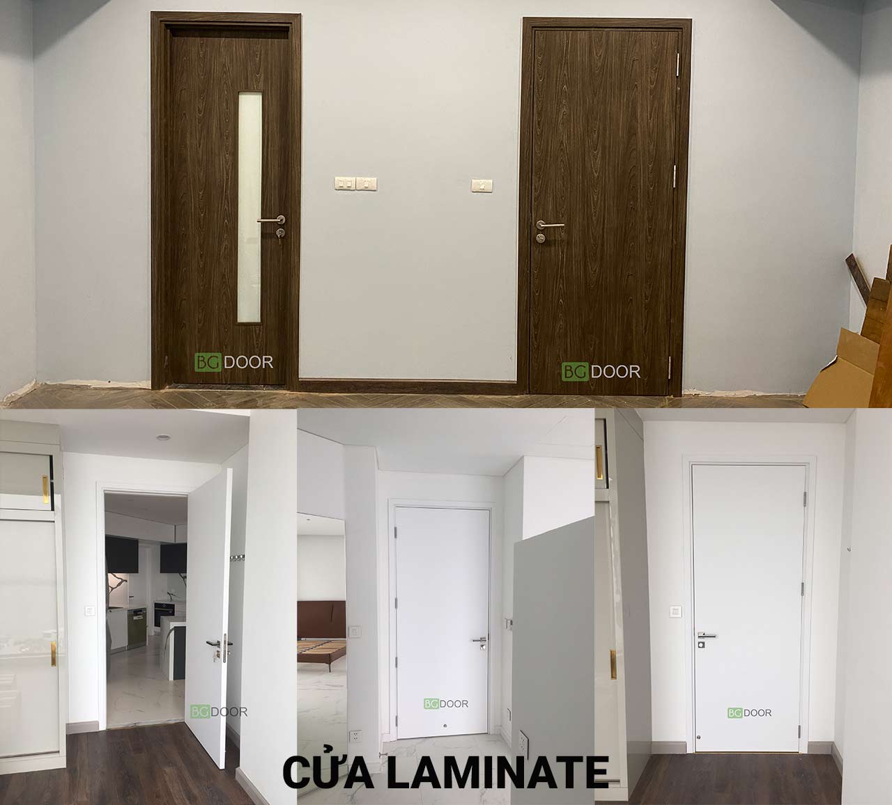 Cửa laminate