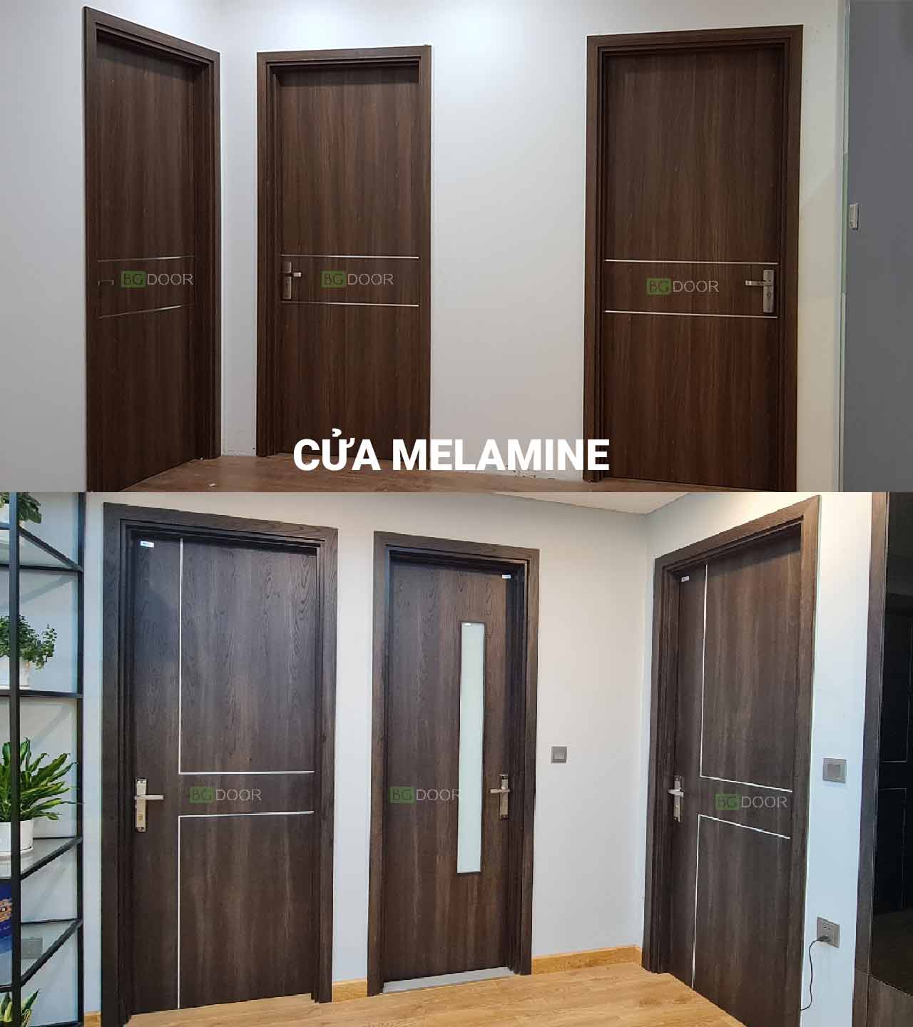 Cửa melamine