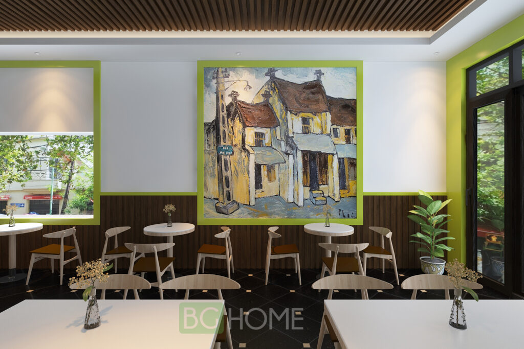 Mẫu thiết kế quán cafe phố cũ