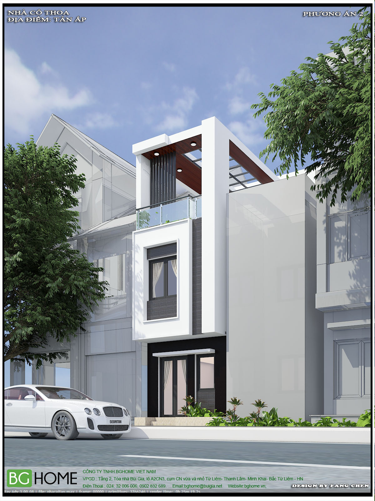 Mẫu thiết kế nội thất nhà phố - Cô Thoa