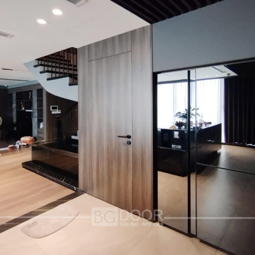 mẫu cửa âm tường đẹp nhất hiện nay